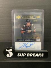 Jamie Drysdale [Autograph] #DTA-JD Hockey Cards 2021 Upper Deck Credentials Debut Ticket Access Acetate Prices