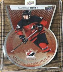 Matthew Wood Hockey Cards 2022 Upper Deck Team Canada Juniors Medal Hopefuls Prices