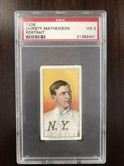 Christy Mathewson [Portrait] #NNO Baseball Cards 1909 T206 Sovereign 350 Prices