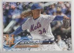Noah Syndergaard [Metallic Snowflake] Baseball Cards 2018 Topps Holiday Mega Box Prices