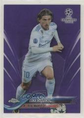 Luka Modric [Purple Refractor] Soccer Cards 2017 Topps Chrome UEFA Champions League Prices