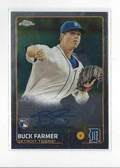 Buck Farmer #ARBFR Baseball Cards 2015 Topps Chrome Autograph Rookies Prices