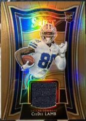 CeeDee Lamb [Gold Prizm] Football Cards 2020 Panini Select Rookie Swatches Prices