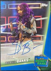 Sasha Banks [Blue] Wrestling Cards 2019 Topps WWE Money in the Bank Autographs Prices
