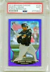 Marcell Ozuna [Purple Refractor] Baseball Cards 2013 Bowman Chrome Prices