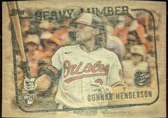 Gunnar Henderson Baseball Cards 2023 Topps Heavy Lumber Prices