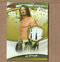 AJ Styles [Gold] #2 Wrestling Cards 2019 Topps WWE Money in the Bank Prices