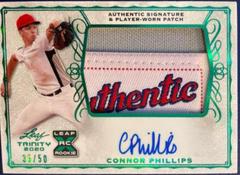Connor Phillips [Green] #A-CP1 Baseball Cards 2020 Leaf Trinity Autographs Prices
