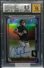 Carlos Rodon [Purple Refractor] Baseball Cards 2015 Bowman Chrome Autograph Rookies Prices