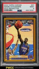 Amare Stoudemire [Gold Refractor] Basketball Cards 2003 Topps Chrome Prices