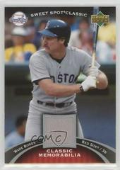 Wade Boggs #CM-WB Baseball Cards 2007 Upper Deck Sweet Spot Classic Classic Memorabilia Prices