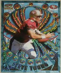 Steve Young [Platinum Blue] #132 Football Cards 1997 Pacific Revolution Prices