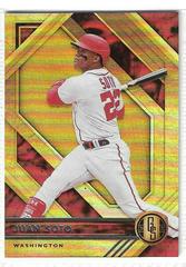 Juan Soto [Gold] #8 Baseball Cards 2021 Panini Chronicles Gold Standard Prices