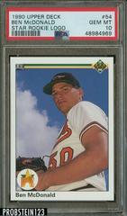 Ben McDonald [Star Rookie Logo] Baseball Cards 1990 Upper Deck Prices