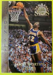 James Worthy [Finest Atomic Refractor] #100 Basketball Cards 1996 Topps Stars Prices