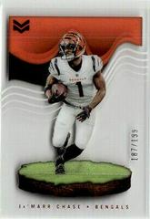 Ja'Marr Chase [Red] #MAG-17 Football Cards 2022 Panini Chronicles Magnitude Prices