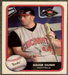 Adam Dunn Baseball Cards 2001 Fleer Platinum Prices