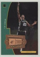 Tim Duncan Basketball Cards 1998 Spx Finite Prices