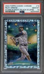 Riley Greene [Black Eclipse] #STN-19 Baseball Cards 2023 Topps Cosmic Chrome Stars in the Night Prices