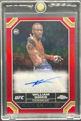 William Gomis [Red Refractor] #CRA-WGO Ufc Cards 2024 Topps Chrome UFC Rookie Autograph Prices