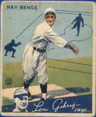 Ray Benge Baseball Cards 1934 Goudey Prices