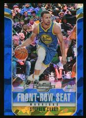 Stephen Curry [Blue Cracked Ice] Basketball Cards 2018 Panini Contenders Optic Front Row Seat Prices