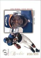 Anthony Thomas [Postmarked Rookies] Football Cards 2001 Fleer Legacy Prices