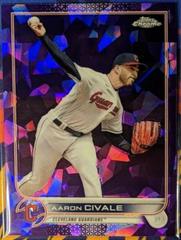 Aaron Civale [Purple] #US49 Baseball Cards 2022 Topps Chrome Update Sapphire Prices