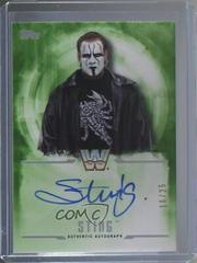 Sting [Green] Wrestling Cards 2017 Topps WWE Undisputed Autographs Prices