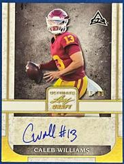 Caleb Williams [Gold Spectrum] #BA-CW2 Football Cards 2022 Leaf Ultimate Draft Autographs Prices