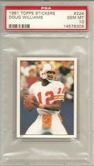 Doug Williams #224 Football Cards 1981 Topps Stickers Prices