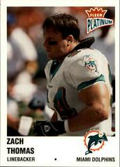 Zach Thomas [Finish] #19 Football Cards 2003 Fleer Platinum Prices