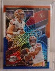 Nick Bosa, Trey Lance [Red White Blue] #XO-28 Football Cards 2021 Panini Contenders Optic Xs and Os Prices