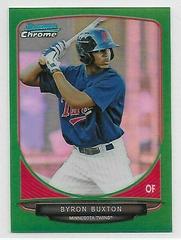 Byron Buxton [Green Refractor] #1 Baseball Cards 2013 Bowman Chrome Mini Prices