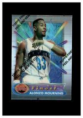 Alonzo Mourning [Refractor] #100 Basketball Cards 1994 Finest Prices