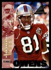 Terrell Owens #18 Football Cards 1997 Pinnacle Inside Prices