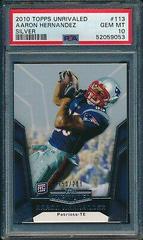 Aaron Hernandez [Silver] #113 Football Cards 2010 Topps Unrivaled Prices
