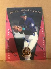 Alex Rodriguez [Certified Red] #22 Baseball Cards 1997 Pinnacle Certified Prices