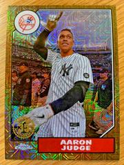 Aaron Judge [Gold] #T87C2-84 Baseball Cards 2022 Topps Silver Pack 1987 Chrome Series 2 Prices