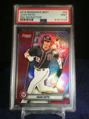 Juan Soto [Red Refractor] #59 Baseball Cards 2019 Bowman's Best Prices