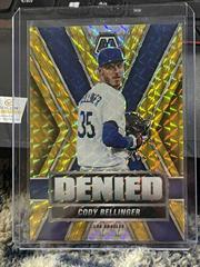 Cody Bellinger [Gold] Baseball Cards 2022 Panini Mosaic Denied Prices