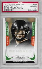 Andy Dalton [Xtra Points Green] #207 Football Cards 2011 Panini Prestige Prices