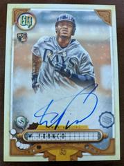 Wander Franco [Missing Black Plate] #GQA-WF Baseball Cards 2022 Topps Gypsy Queen Autographs Prices