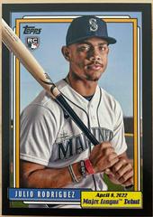 Julio Rodriguez [Black] #375 Baseball Cards 2022 Topps Archives Prices