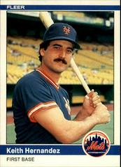 Keith Hernandez #587 Baseball Cards 1984 Fleer Prices