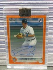 Spencer Torkelson [Orange] #CAA-ST Baseball Cards 2022 Topps Clearly Authentic Autographs Prices
