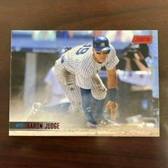 Aaron Judge [Red Foil] #255 Baseball Cards 2021 Stadium Club Prices