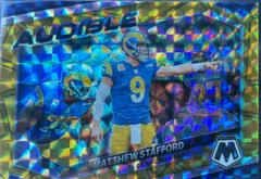 Matthew Stafford [Gold] #AS-MS Football Cards 2023 Panini Mosaic Audible Prices
