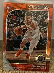 Trae Young [Red Cracked Ice] #1 Basketball Cards 2019 Panini Hoops Premium Stock Prices