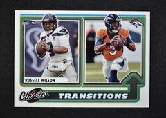 Russell Wilson #T-1 Football Cards 2022 Panini Classics Transitions Prices